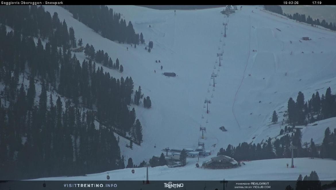 Archiv Foto Webcam Val di Fiemme Obereggen