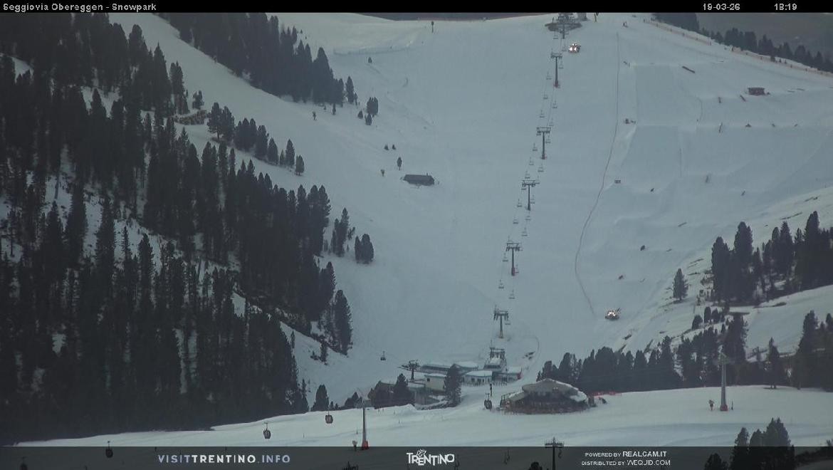 Archiv Foto Webcam Val di Fiemme Obereggen