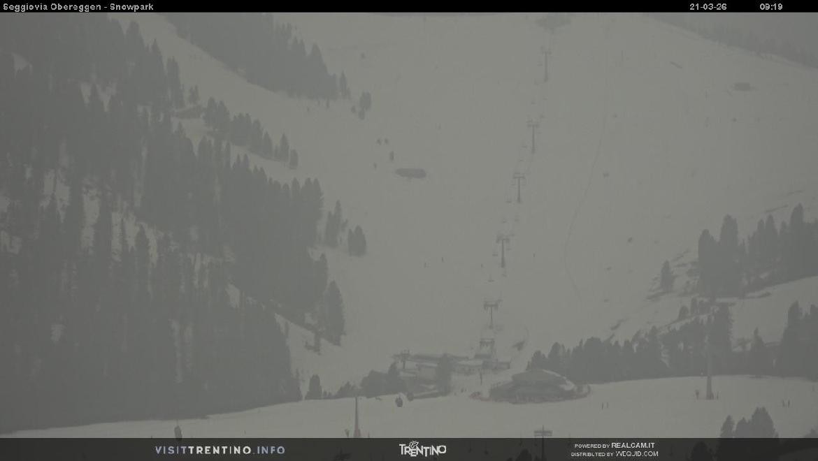 Archiv Foto Webcam Val di Fiemme Obereggen