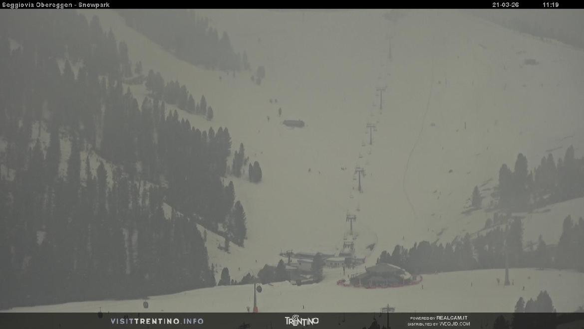 Archiv Foto Webcam Val di Fiemme Obereggen