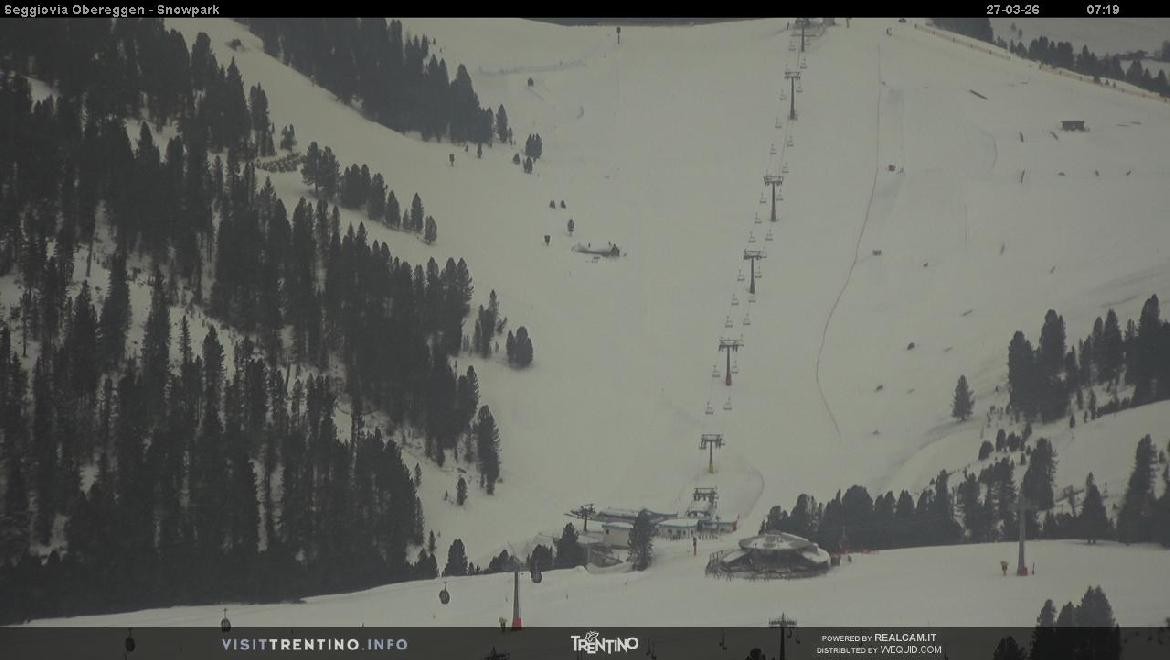 Archived image Webcam Val di Fiemme Obereggen