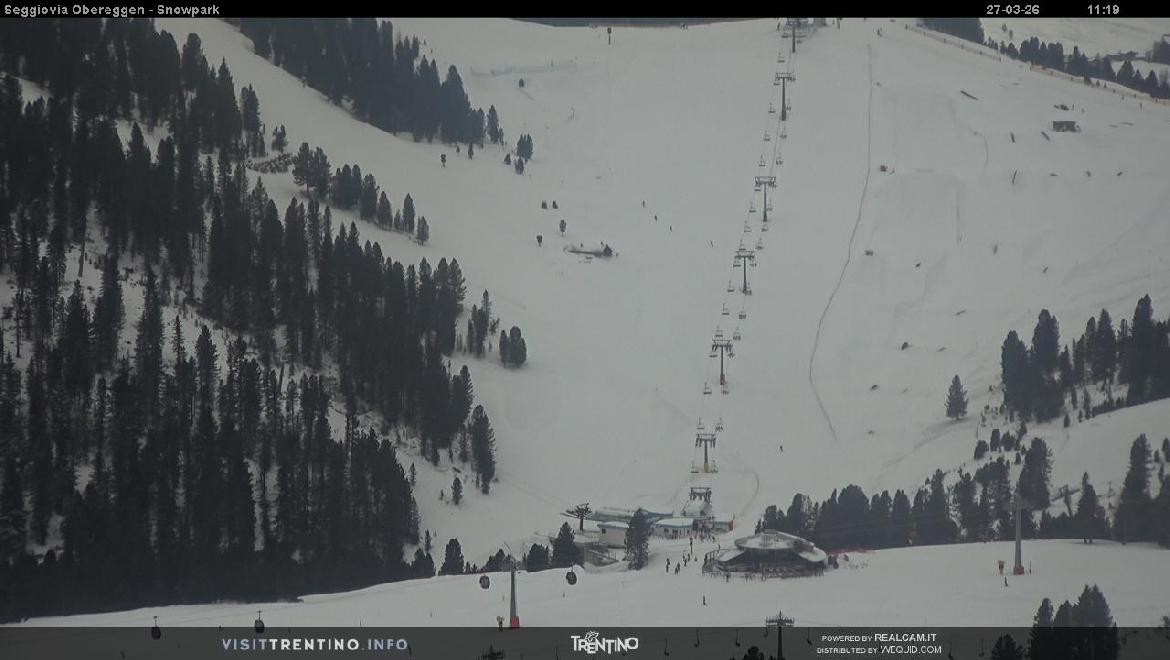 Archived image Webcam Val di Fiemme Obereggen