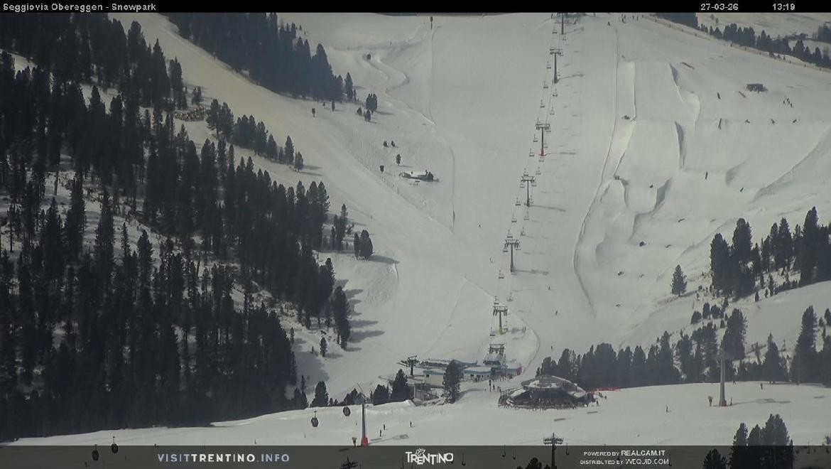 Archived image Webcam Val di Fiemme Obereggen