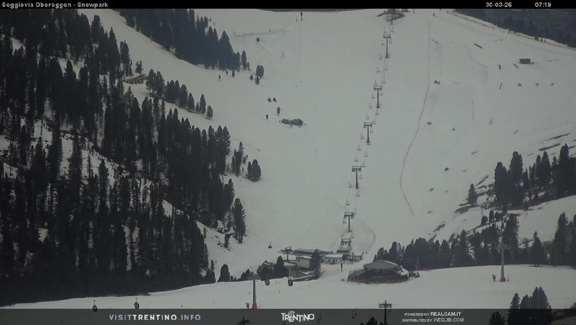 Archiv Foto Webcam Val di Fiemme Obereggen