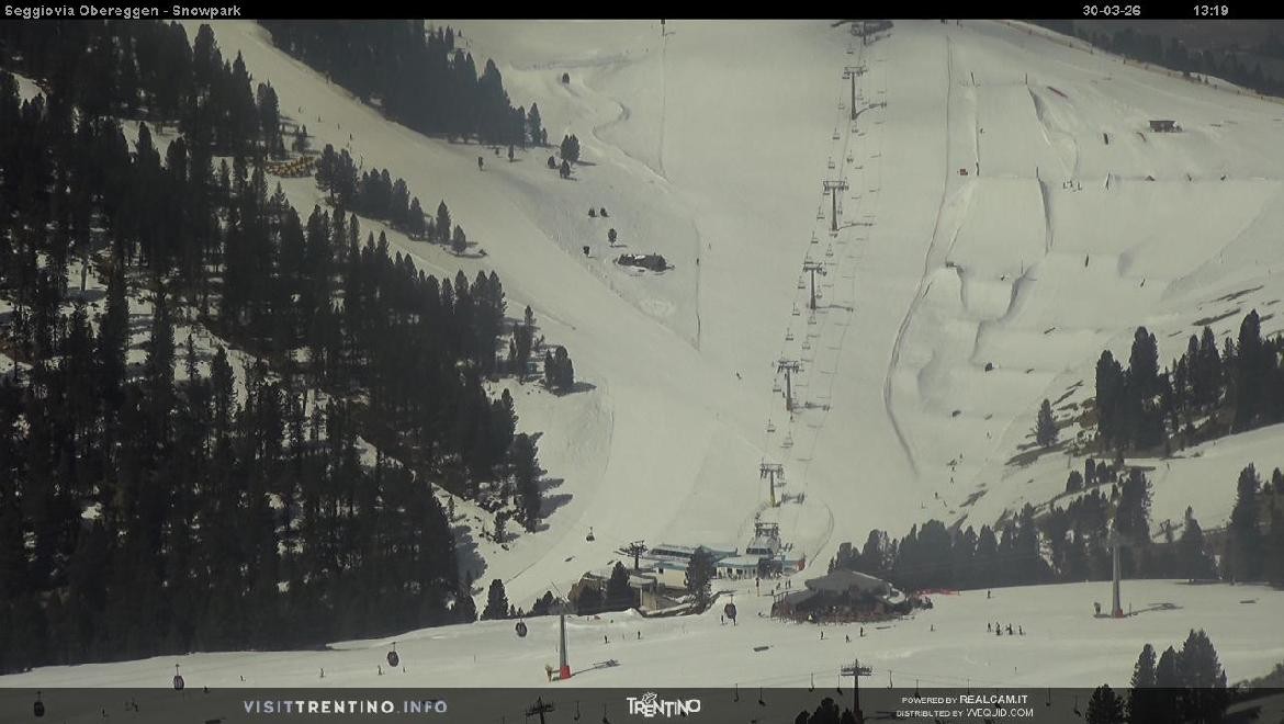 Archiv Foto Webcam Val di Fiemme Obereggen