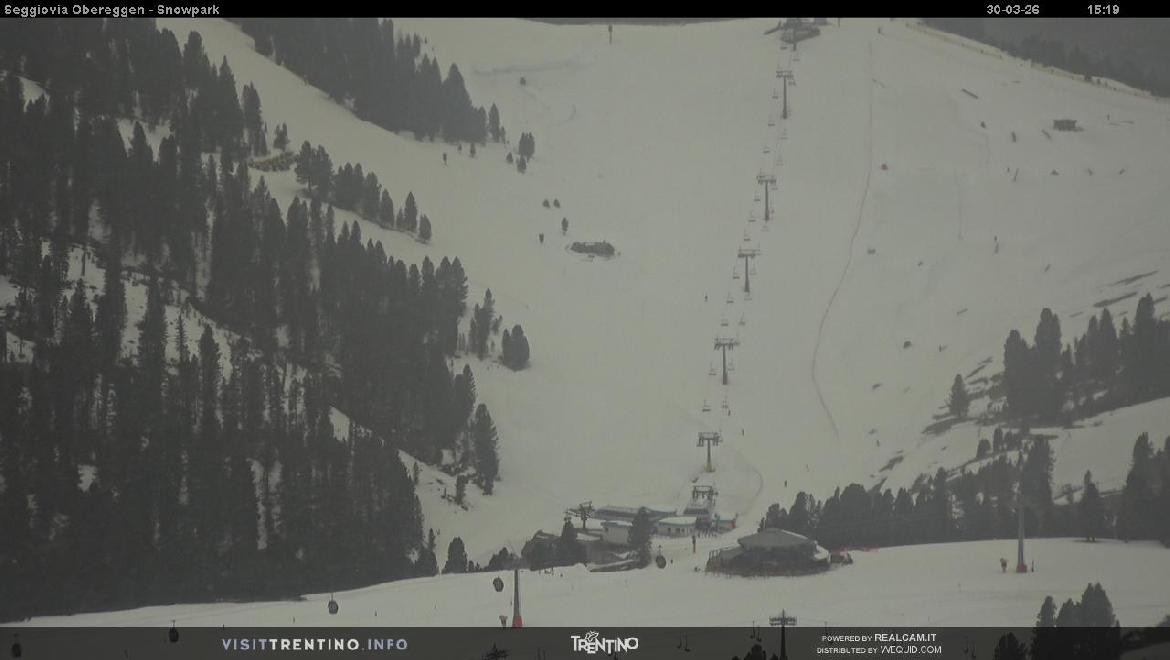 Archived image Webcam Val di Fiemme Obereggen