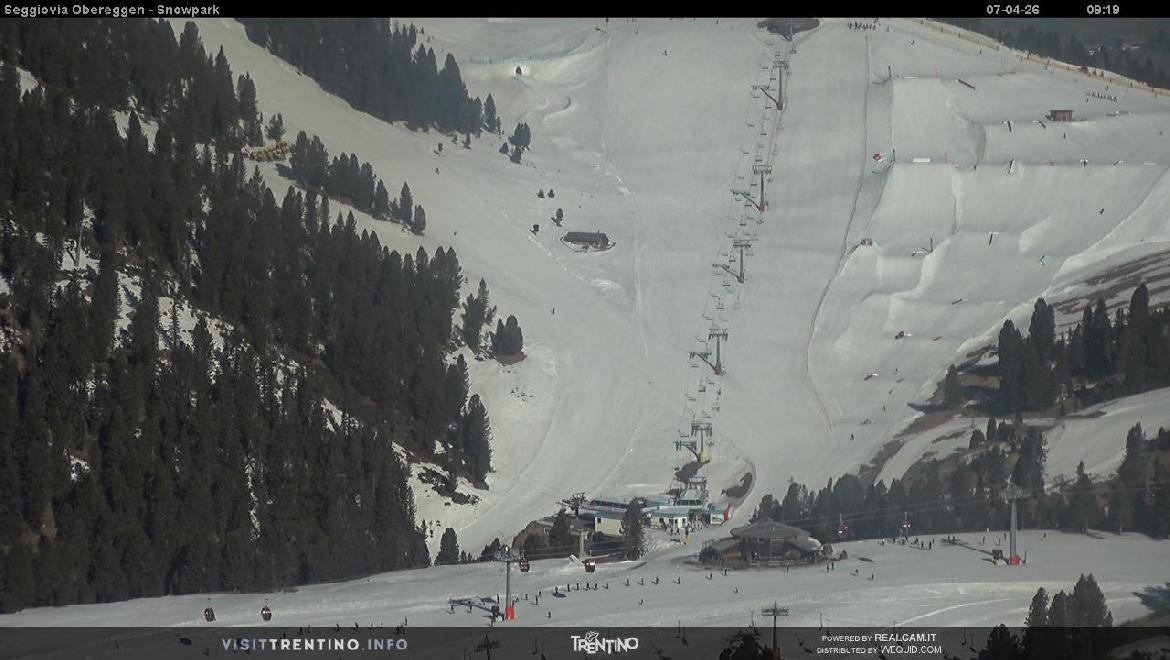 Archiv Foto Webcam Val di Fiemme Obereggen