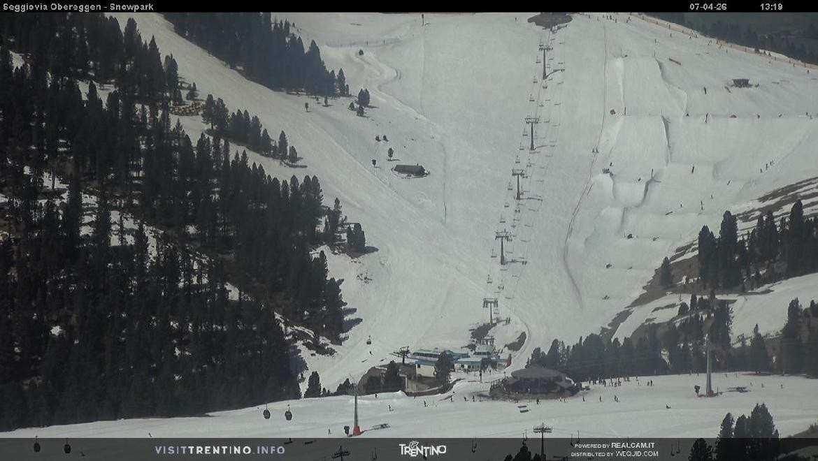 Archiv Foto Webcam Val di Fiemme Obereggen