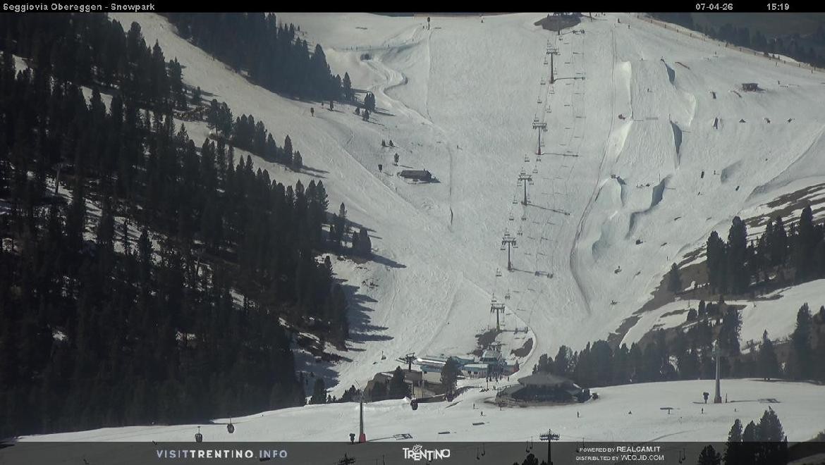 Archiv Foto Webcam Val di Fiemme Obereggen