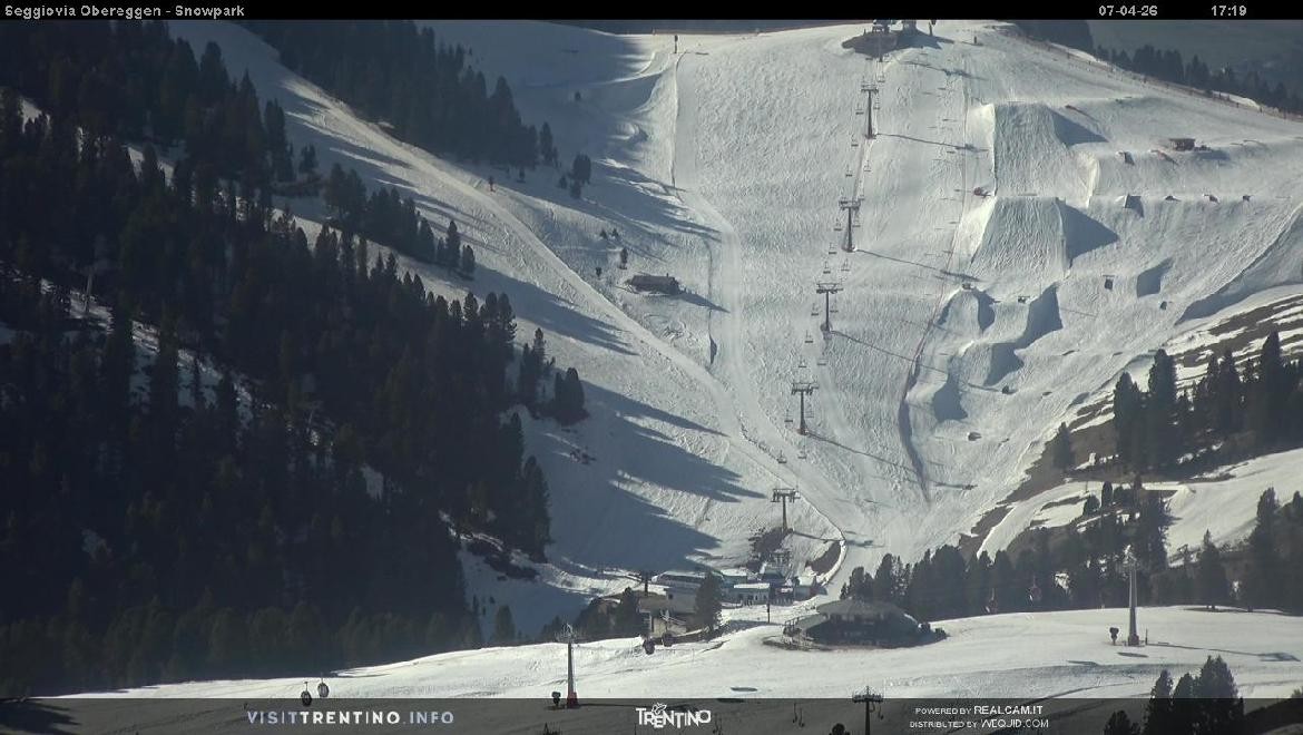 Archiv Foto Webcam Val di Fiemme Obereggen