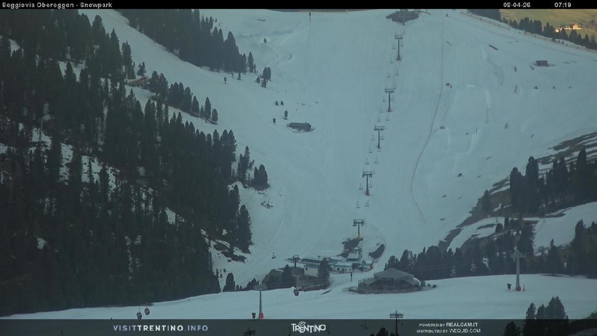 Archiv Foto Webcam Val di Fiemme Obereggen