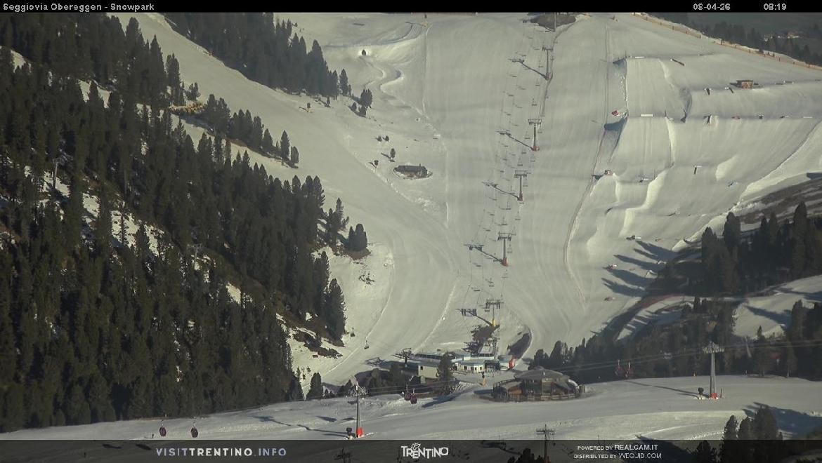 Archiv Foto Webcam Val di Fiemme Obereggen