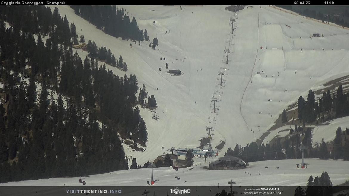 Archiv Foto Webcam Val di Fiemme Obereggen
