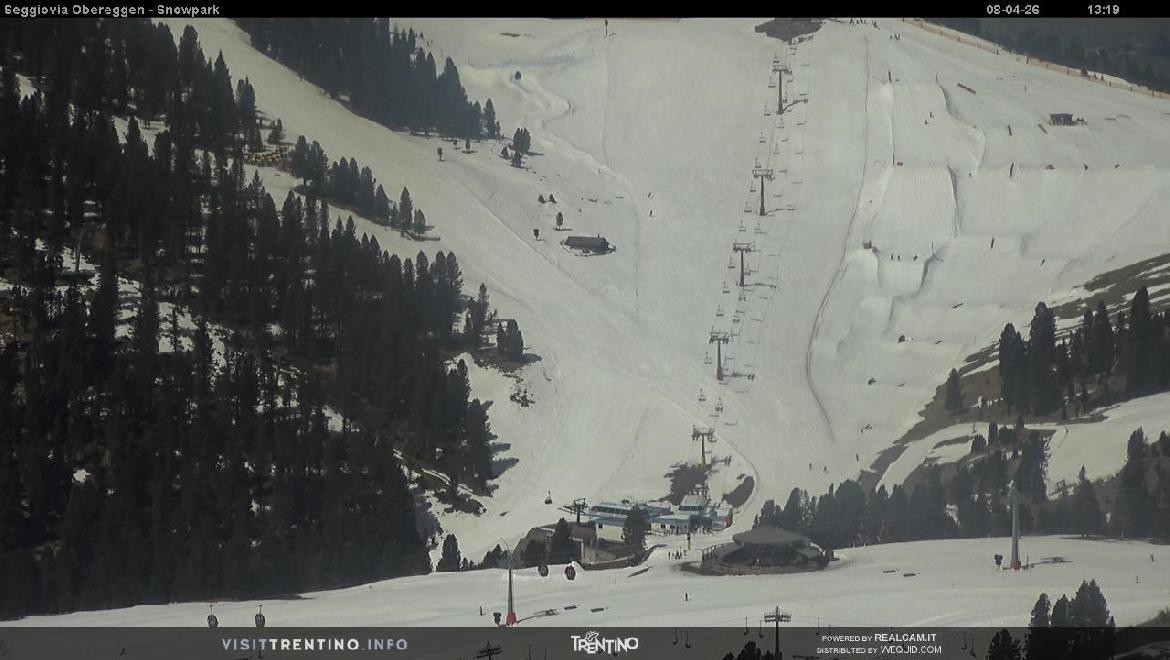 Archiv Foto Webcam Val di Fiemme Obereggen