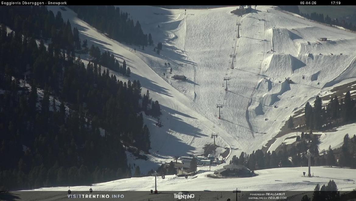 Archiv Foto Webcam Val di Fiemme Obereggen