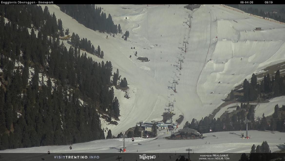 Archiv Foto Webcam Val di Fiemme Obereggen