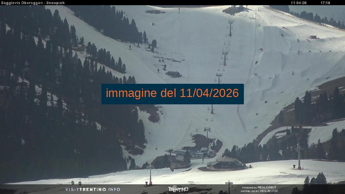 Archiv Foto Webcam Val di Fiemme Obereggen