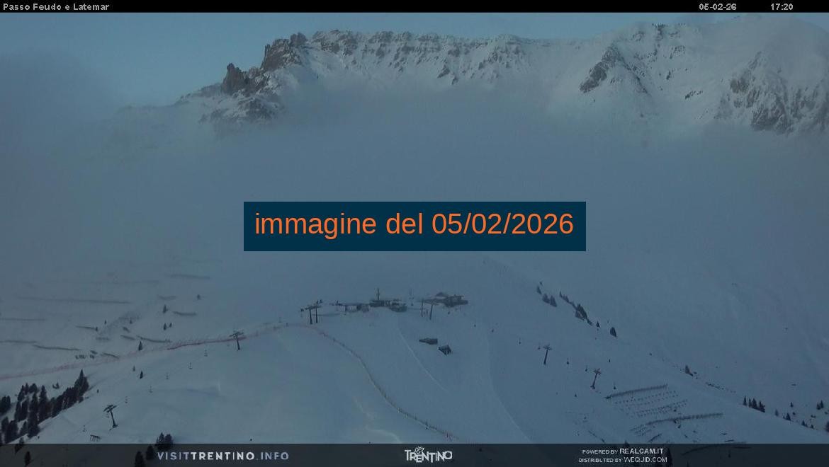 Archived image Webcam Val di Fiemme: Rifugio Pass Feudo