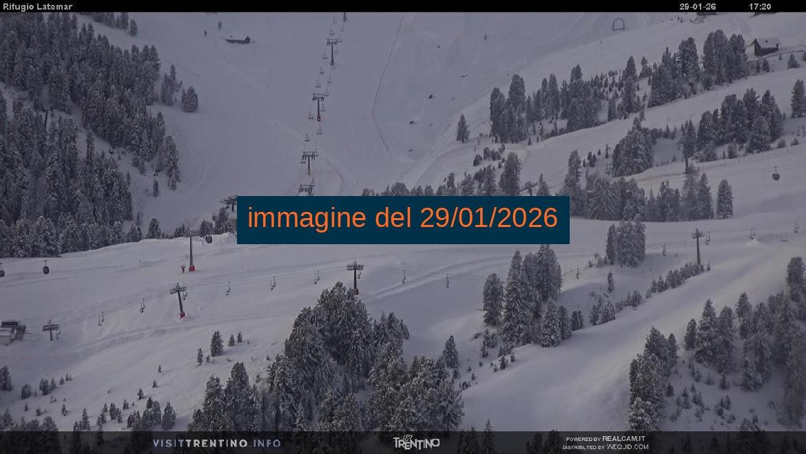 Archived image Webcam Rifugio Latemar, Dolomiten