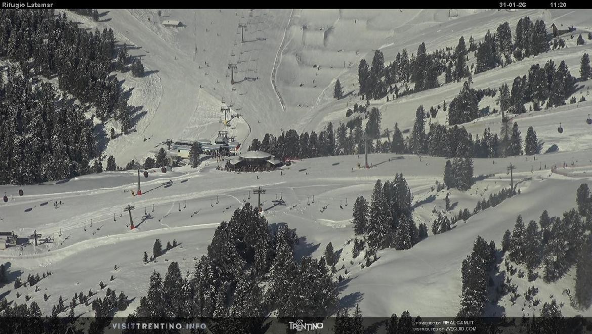 Archiv Foto Webcam Fleimstal, Rifugio Latemar