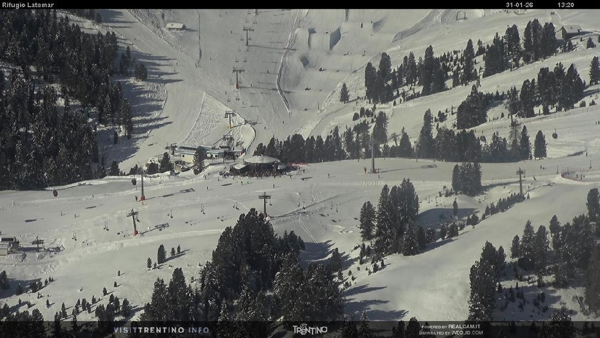 Archiv Foto Webcam Fleimstal, Rifugio Latemar
