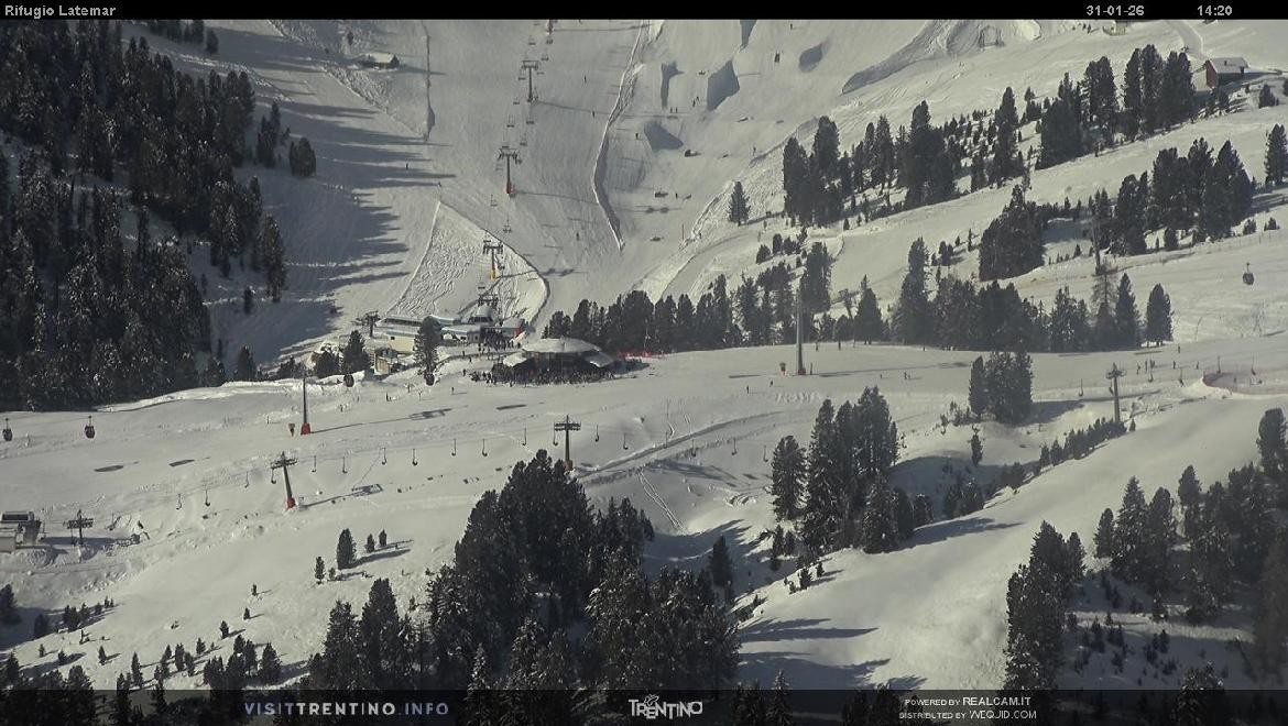 Archiv Foto Webcam Fleimstal, Rifugio Latemar