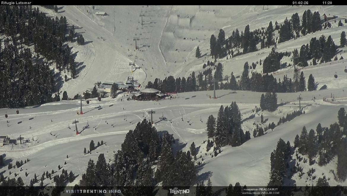 Archiv Foto Webcam Fleimstal, Rifugio Latemar