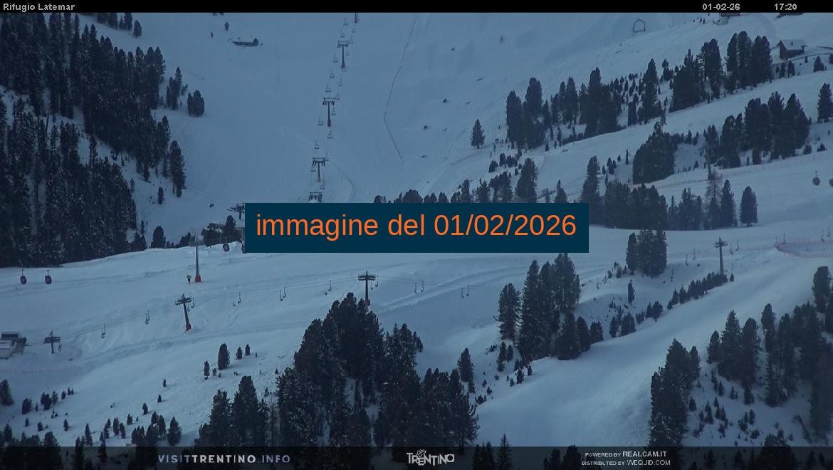 Archiv Foto Webcam Fleimstal, Rifugio Latemar