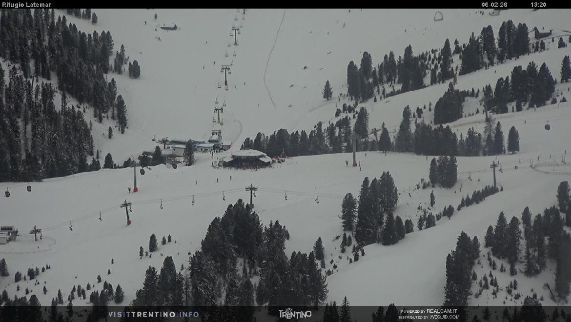Archived image Webcam Rifugio Latemar, Dolomiten