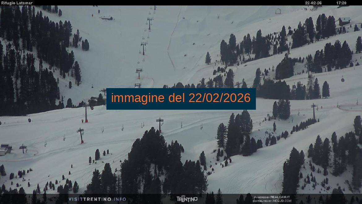 Archiv Foto Webcam Fleimstal, Rifugio Latemar