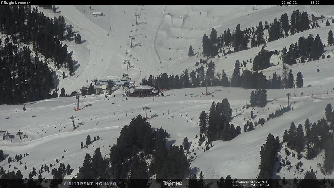 Archiv Foto Webcam Fleimstal, Rifugio Latemar