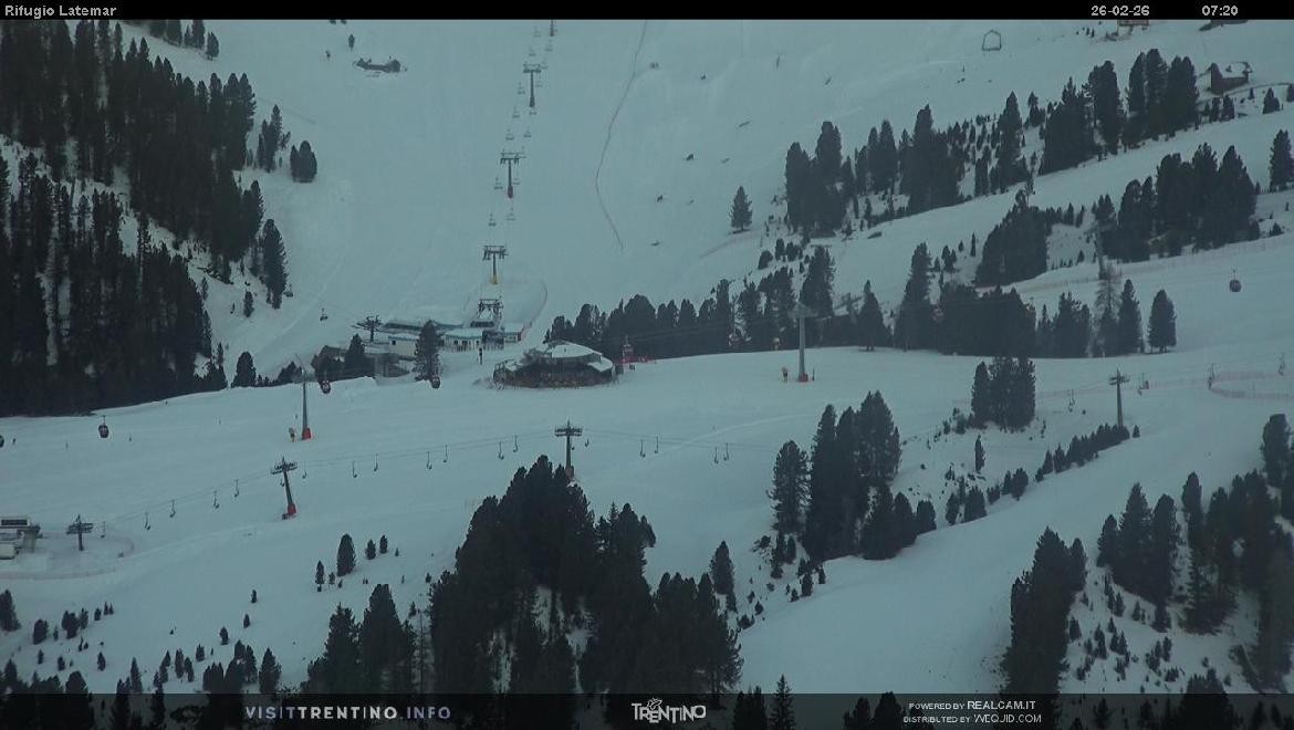 Archiv Foto Webcam Fleimstal, Rifugio Latemar