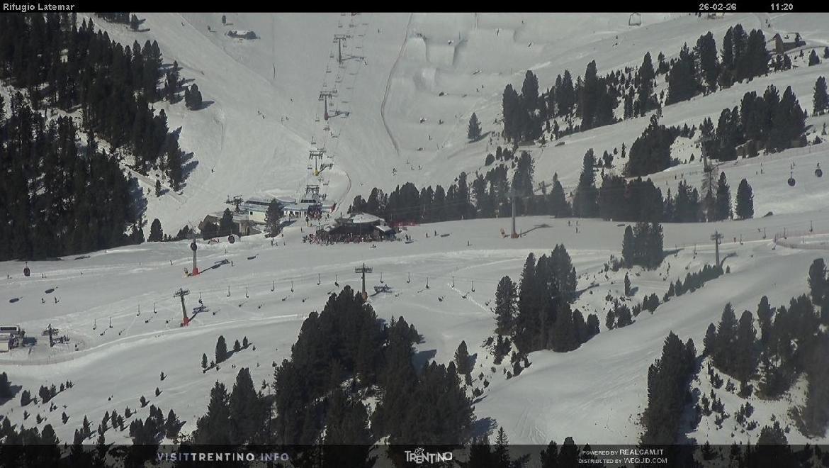 Archiv Foto Webcam Fleimstal, Rifugio Latemar