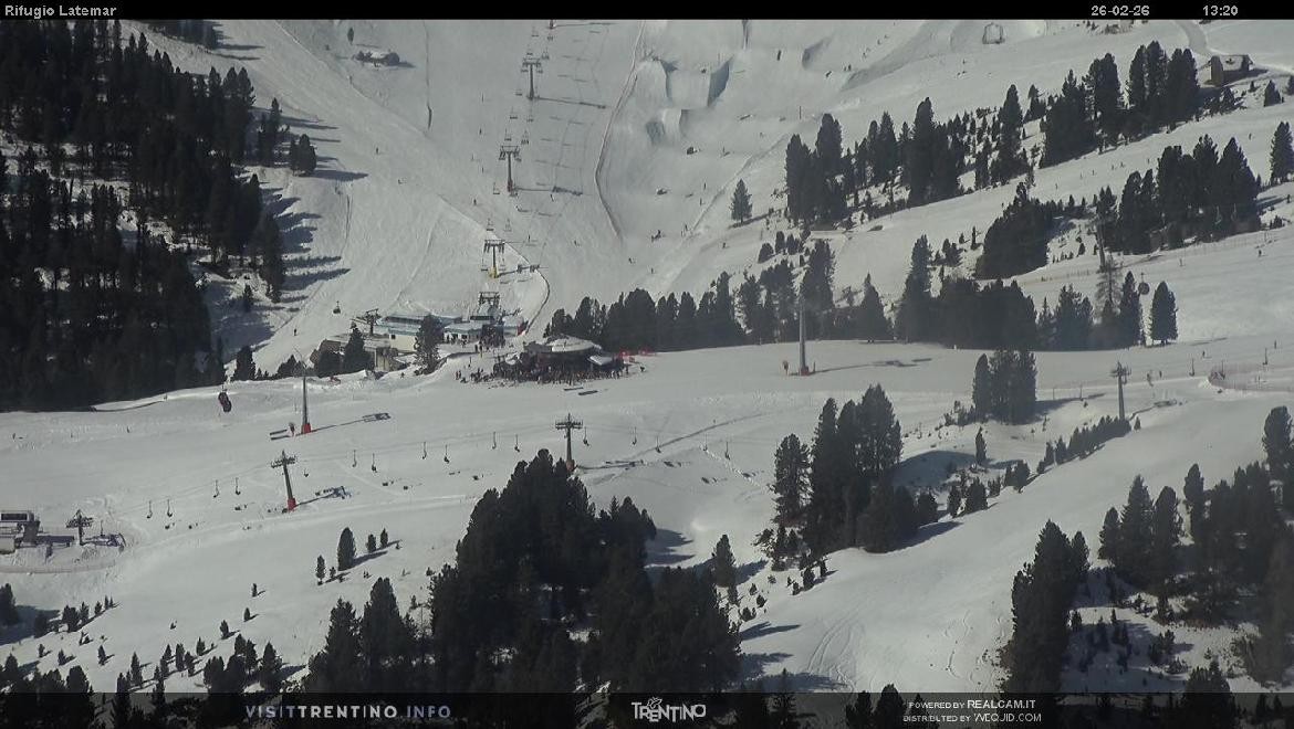 Archiv Foto Webcam Fleimstal, Rifugio Latemar