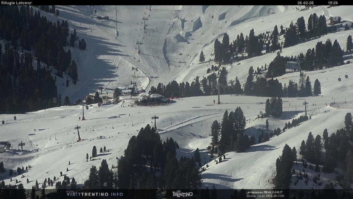 Archiv Foto Webcam Fleimstal, Rifugio Latemar