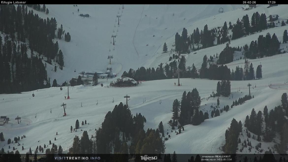 Archived image Webcam Rifugio Latemar, Dolomiten