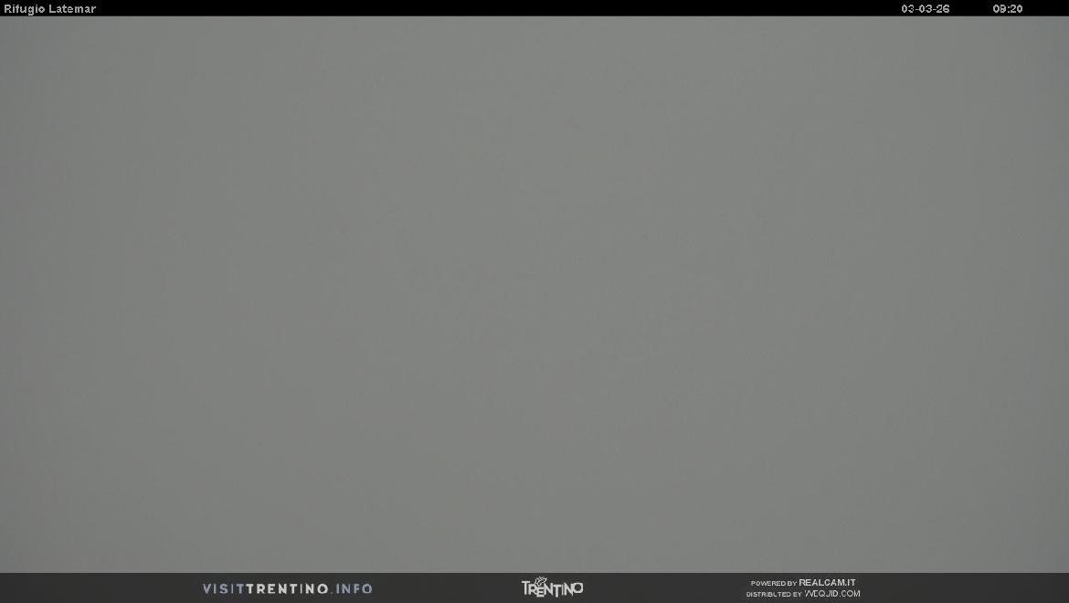 Archived image Webcam Rifugio Latemar, Dolomiten