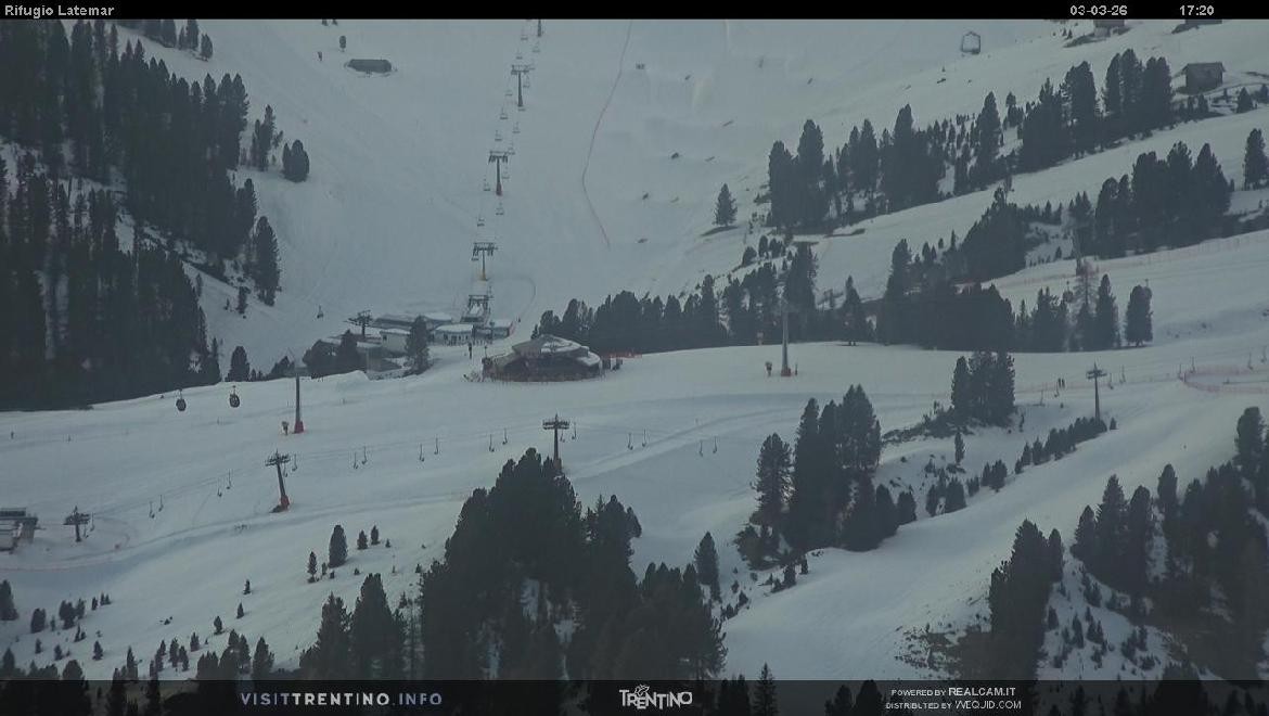 Archived image Webcam Rifugio Latemar, Dolomiten