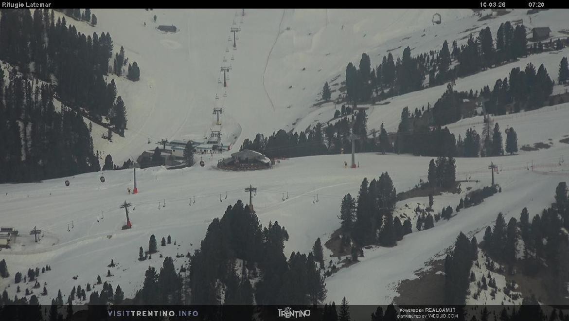 Archiv Foto Webcam Fleimstal, Rifugio Latemar
