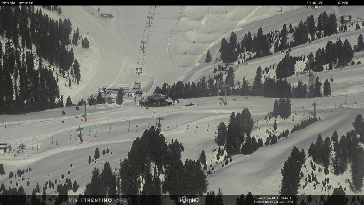 Archiv Foto Webcam Fleimstal, Rifugio Latemar