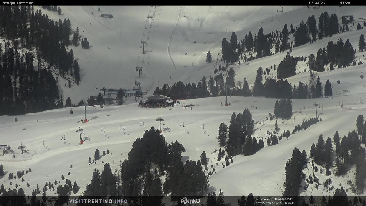 Archiv Foto Webcam Fleimstal, Rifugio Latemar