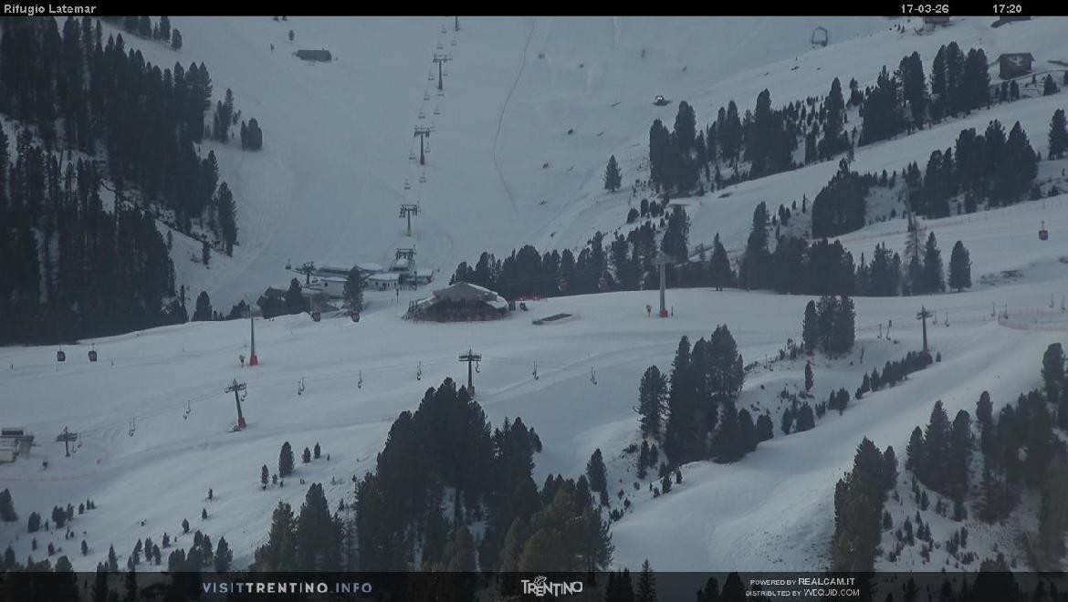 Archiv Foto Webcam Fleimstal, Rifugio Latemar
