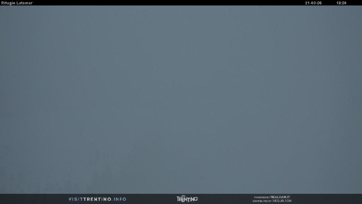 Archived image Webcam Rifugio Latemar, Dolomiten