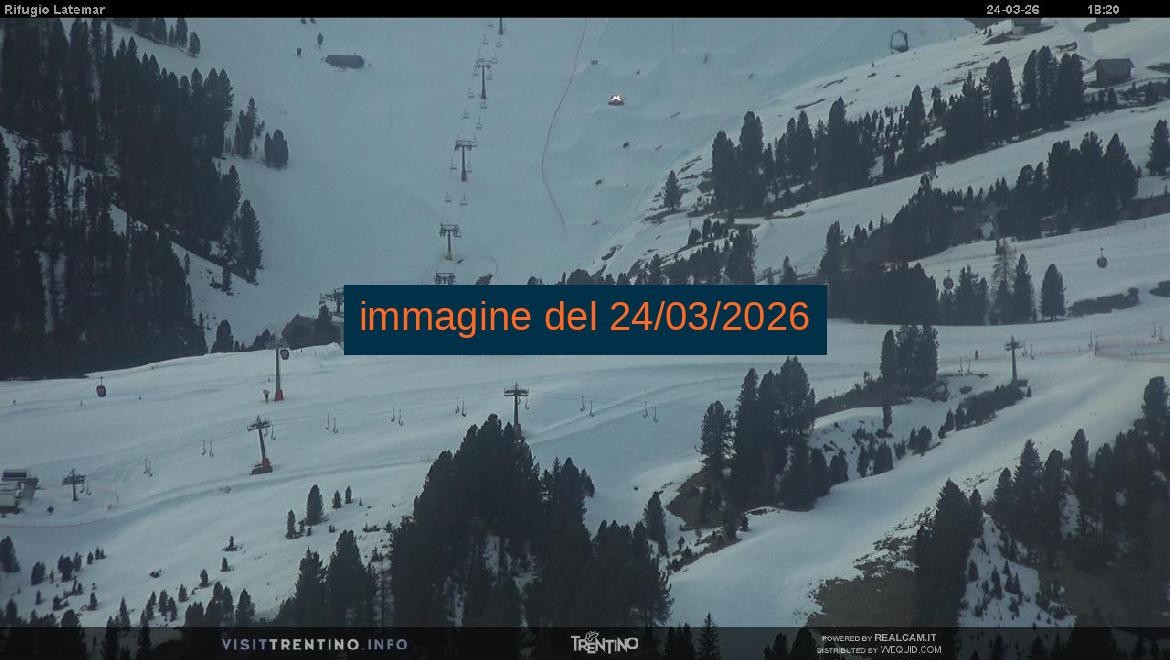 Archiv Foto Webcam Fleimstal, Rifugio Latemar