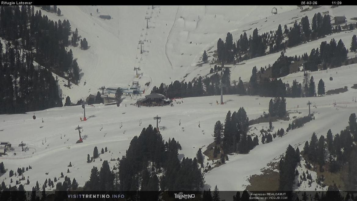 Archiv Foto Webcam Fleimstal, Rifugio Latemar