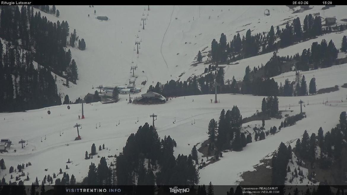 Archiv Foto Webcam Fleimstal, Rifugio Latemar