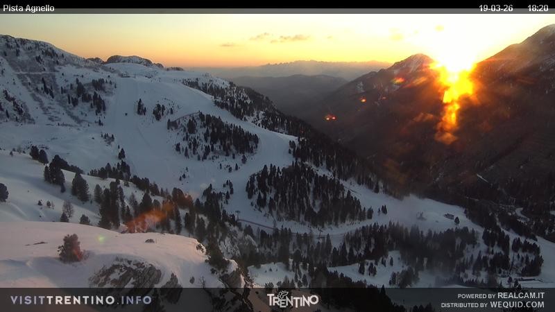 Archiv Foto Webcam Val di Fiemme Agnello