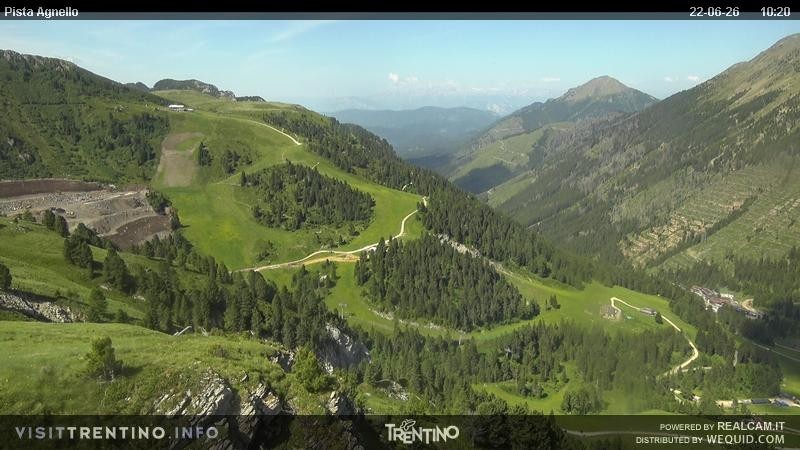 Archiv Foto Webcam Val di Fiemme Agnello