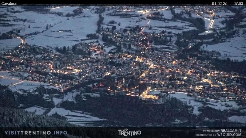 Archiv Foto Webcam Val di Fiemme, Olympiapiste