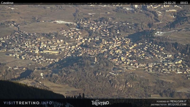 Archived image Webcam Cavalese, Trient